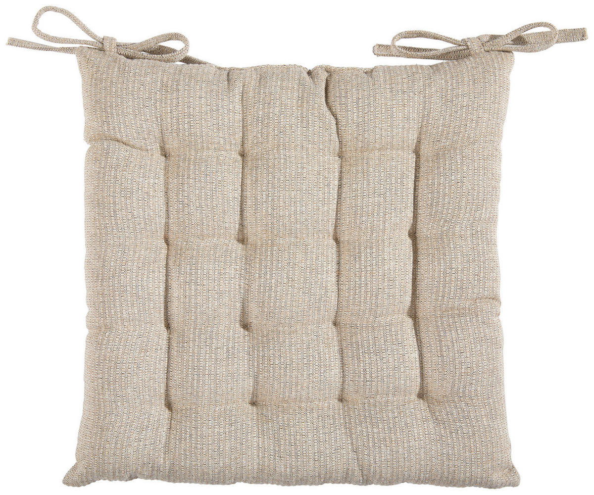 SITZKISSEN 40/40 cm  - Beige, Textil (40/40cm) - Novel