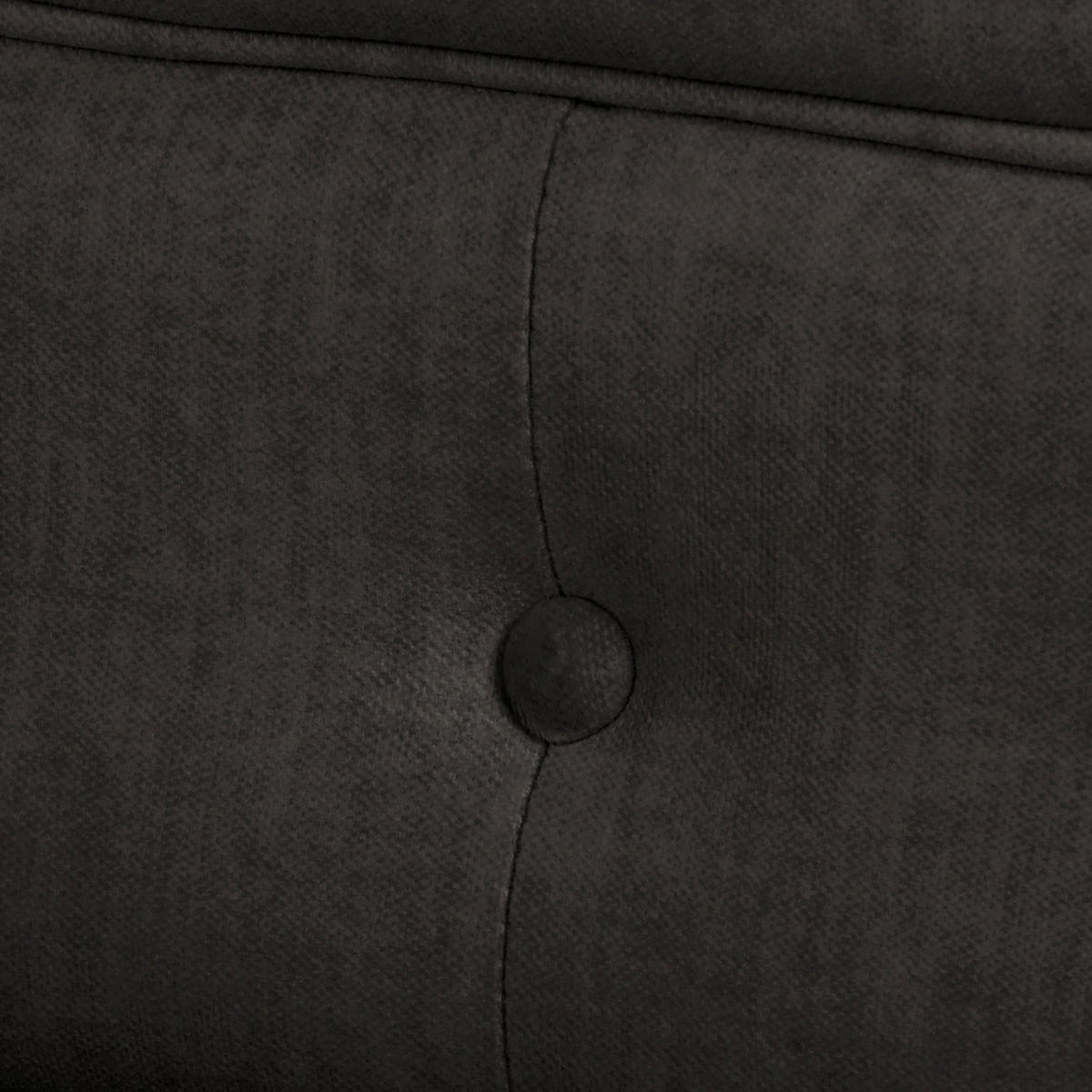 2-SITZER-SOFA Laura in Mikrofaser Anthrazit  - Anthrazit/Braun, Design, Holz/Textil (190/75/91cm) - P & B