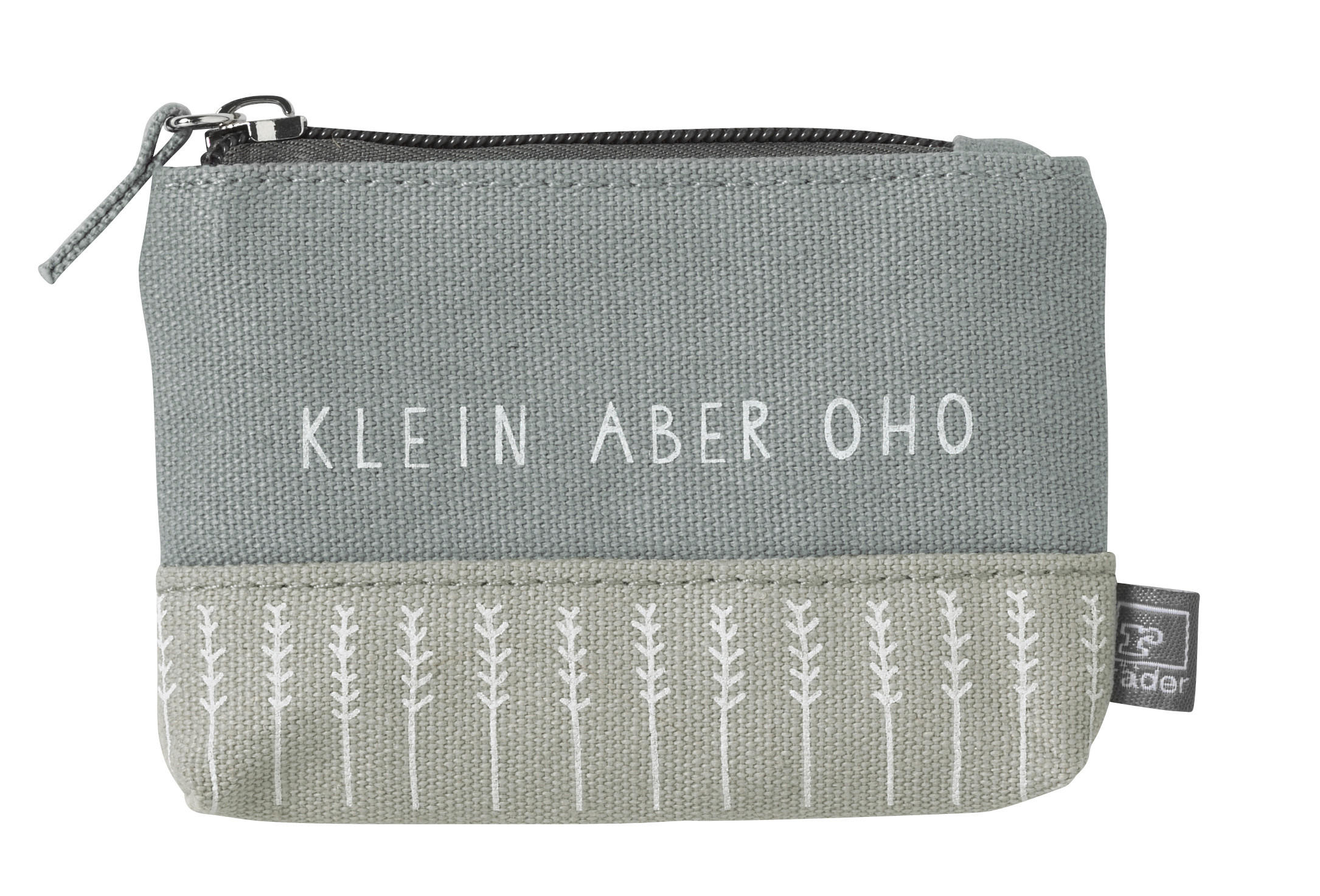 GELDBÖRSE Grau  - Grau, Basics, Textil (9/12cm) - Räder