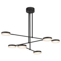 PENDELLEUCHTE 55/61,6/89 cm   - Schwarz, Trend, Kunststoff/Metall (55/61,6/89cm) - MAYTONI