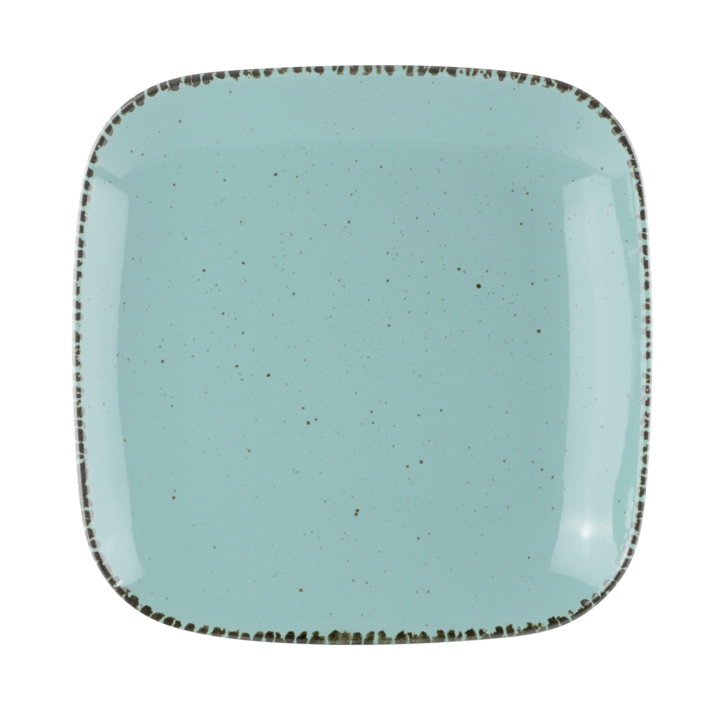 PLYTKÝ TANIER porcelán keramika 27/27 cm - tyrkysová, Lifestyle, keramika (27/27cm) - Landscape