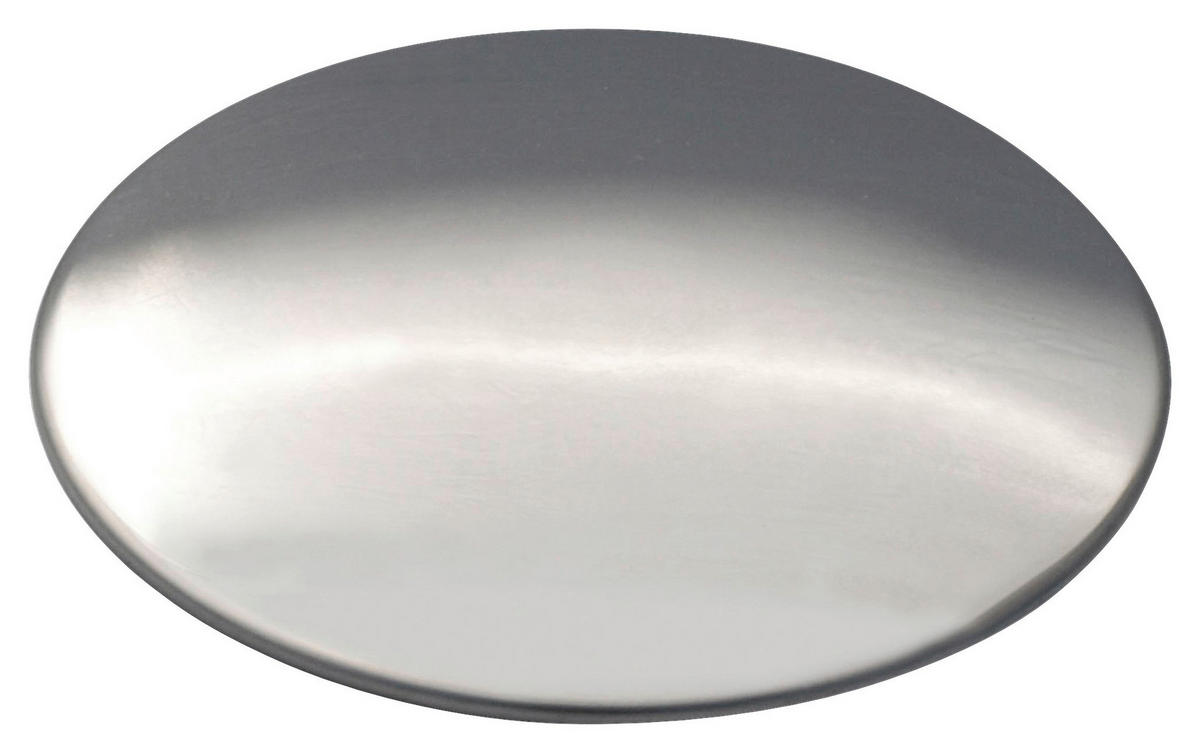 ABDECKKAPPEN  - Edelstahlfarben, Basics, Metall (8,89cm) - Systemceram