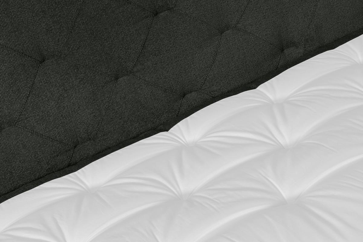 BOXSPRINGBETT 180/200 cm  in Dunkelgrün  - Dunkelgrün/Eichefarben, KONVENTIONELL, Holz/Textil (180/200cm) - Welnova