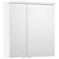 SPIEGELSCHRANK 70/72,3/17 cm  - Chromfarben/Weiß, KONVENTIONELL, Glas/Holzwerkstoff (70/72,3/17cm) - Pelipal