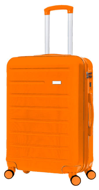 REISEKOFFER Orange  - Orange, Design, Kunststoff/Textil (56/35/20cm) - Novel