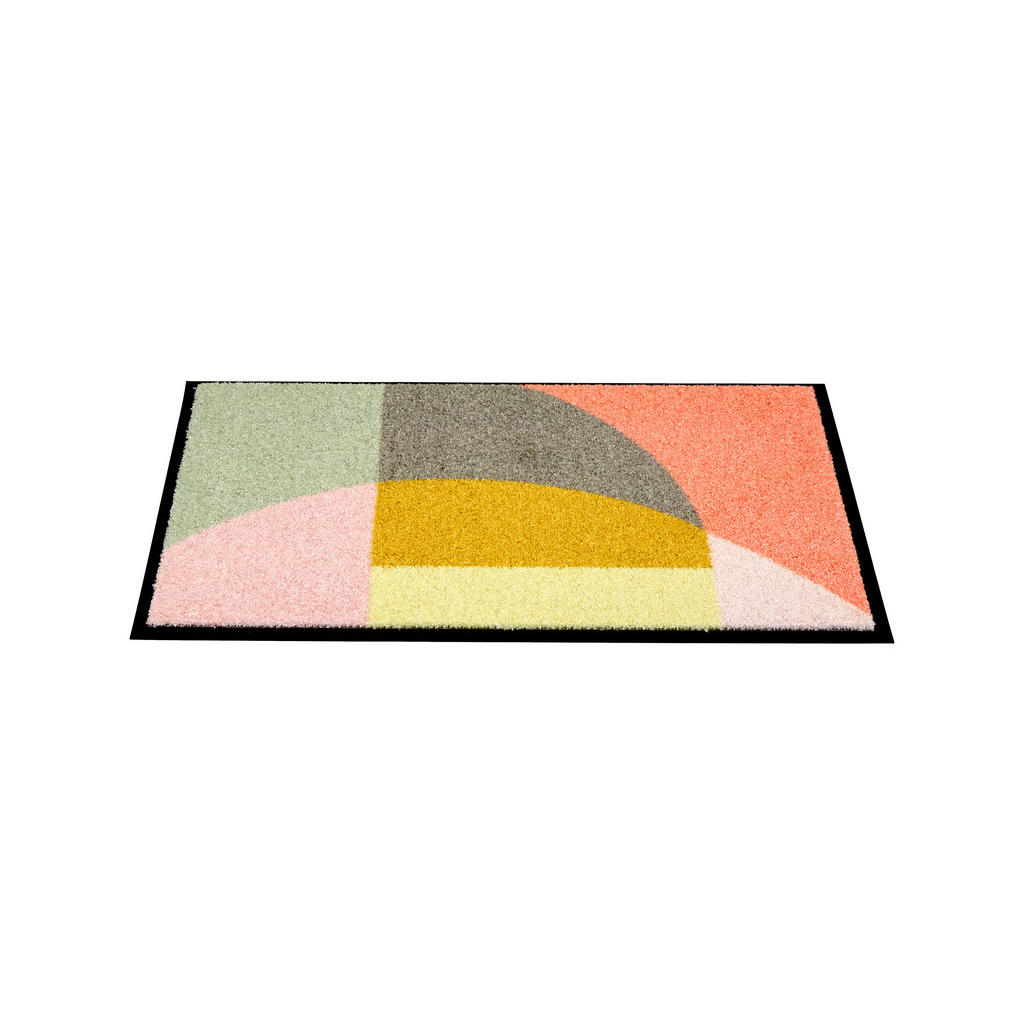 Thumbnail - Schöner Wohnen FUßMATTE Bellevue, Mehrfarbig, Textil, Abstraktes, rechteckig, 50x70 cm, Bsci, rutschfest, schmutzabweise...