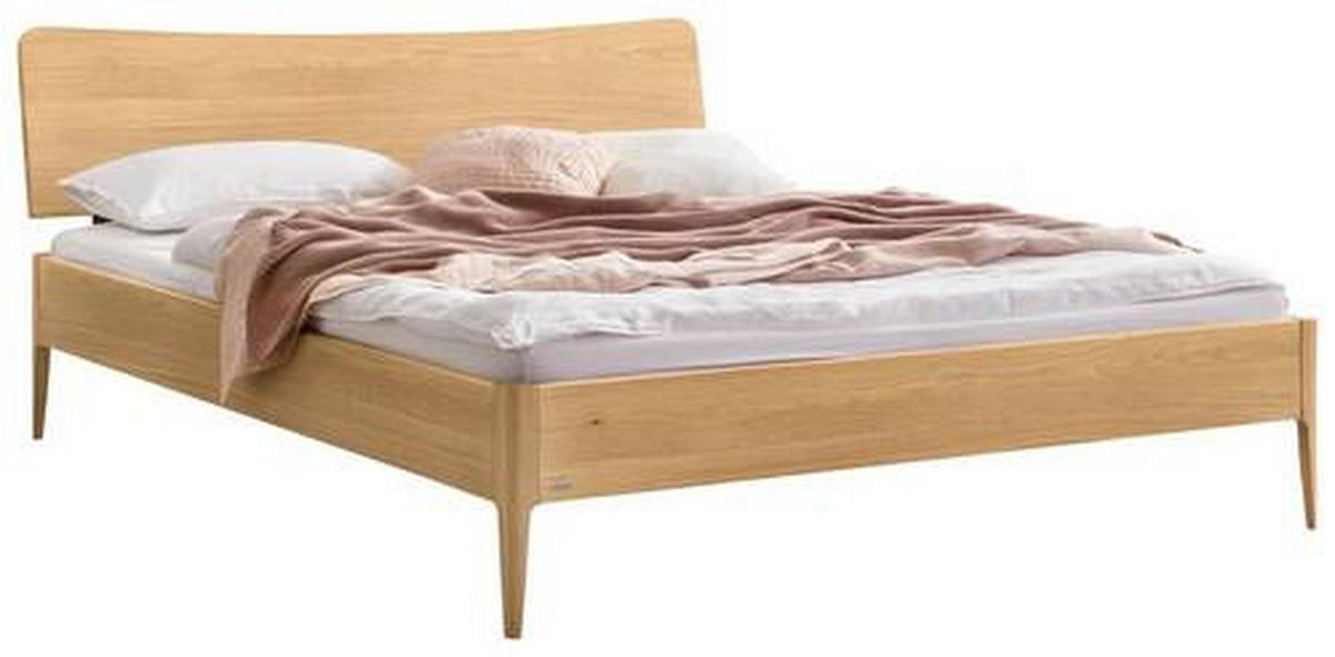 BETT 140/200 cm  in Eichefarben   - Eichefarben, Konventionell, Holz (140/200cm) - Hasena