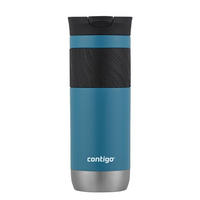 UNIVERZÁLIS PALACK 0,59 l  - azúrkék, Basics, fém (8.5/21.5/8.5cm)