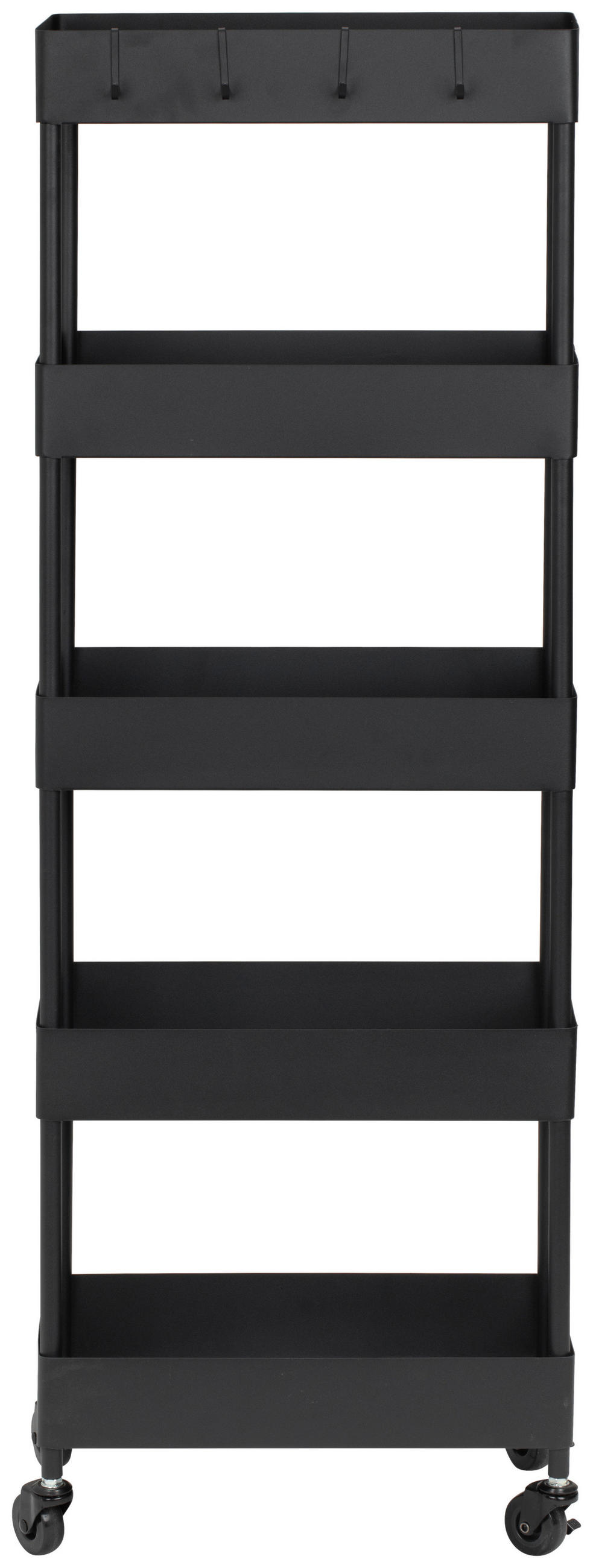 SERVÍROVACÍ VOZÍK, černá, 40/116/22 cm - černá, Moderní, kov/plast (40/116/22cm) - PBJ