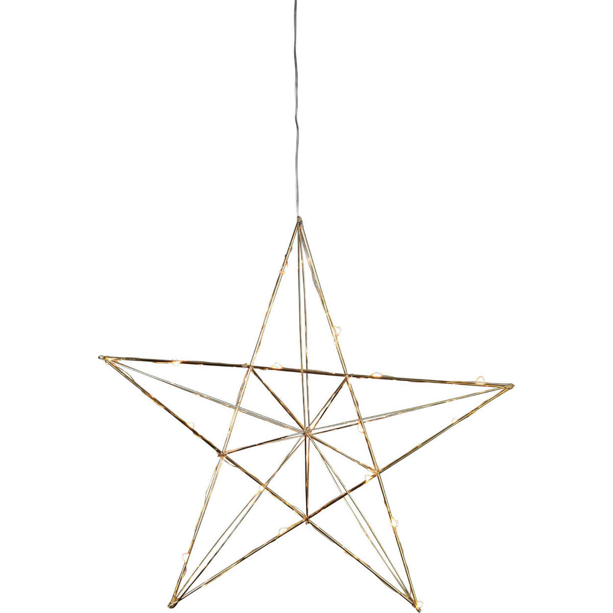 LED-DEKOLEUCHTE  - Transparent/Messingfarben, Basics, Metall (38/10/36cm) - Eglo
