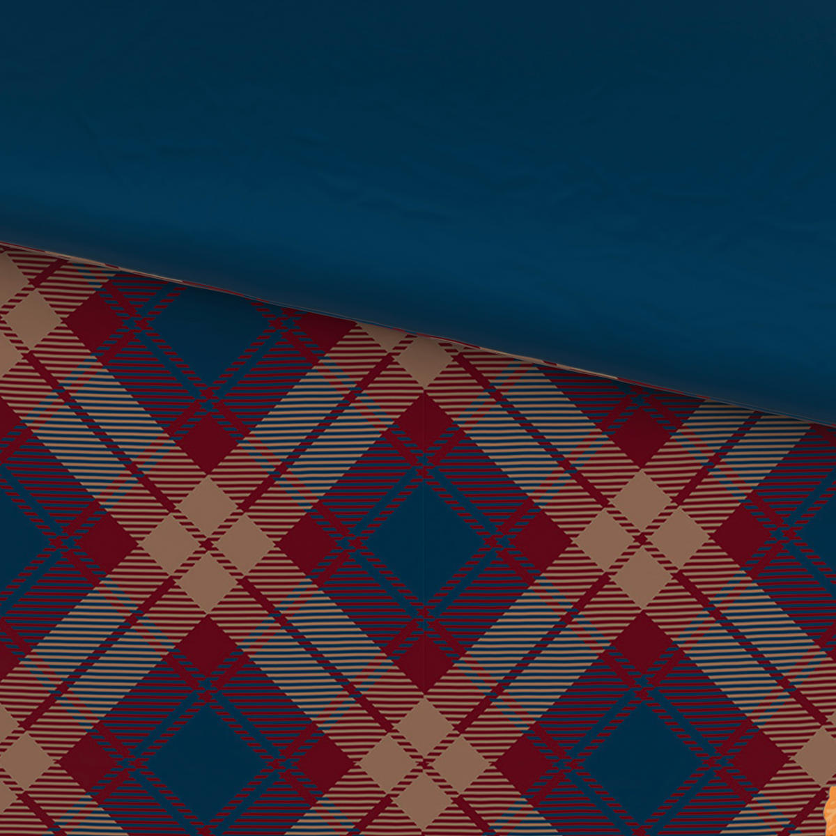 OBOJSTRANNÁ POSTEĽNÁ BIELIZEŇ, satén, modrá, 140/200 cm - modrá, textil (140/200cm) - Novel