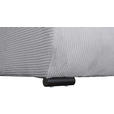 WOHNLANDSCHAFT  in Cord Grau  - Schwarz/Grau, KONVENTIONELL, Textil/Metall (191/351/191cm) - Carryhome