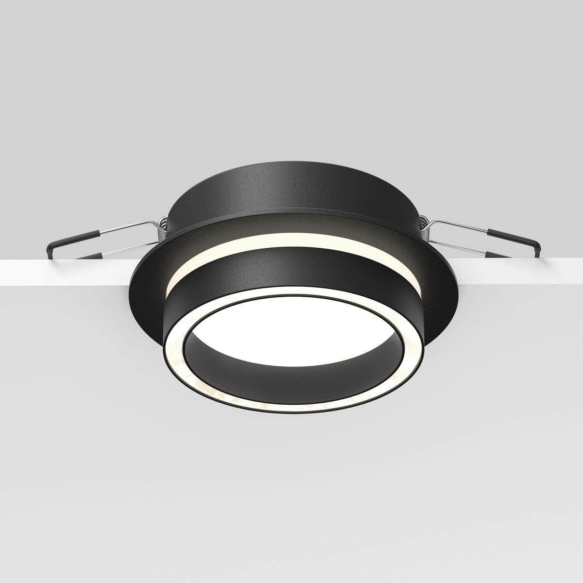 DECKENLEUCHTE  10,5/4,15 cm    - Schwarz, Design, Kunststoff/Metall (10,5/4,15cm) - MAYTONI
