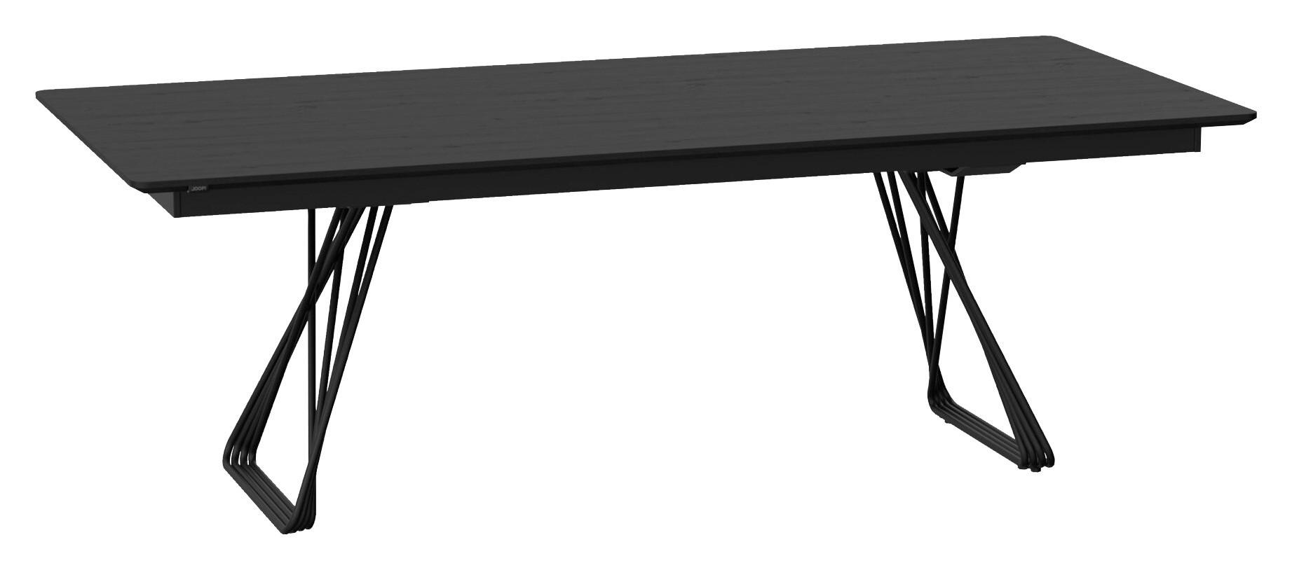 ESSTISCH Anthrazit, Schwarz, Wildeiche rechteckig  in verschiedenen Größen erhältlich, in verschiedenen Holzarten erhältlich  - Wildeiche/Anthrazit, Design, Holz/Metall (220/100/76cm) - Joop!