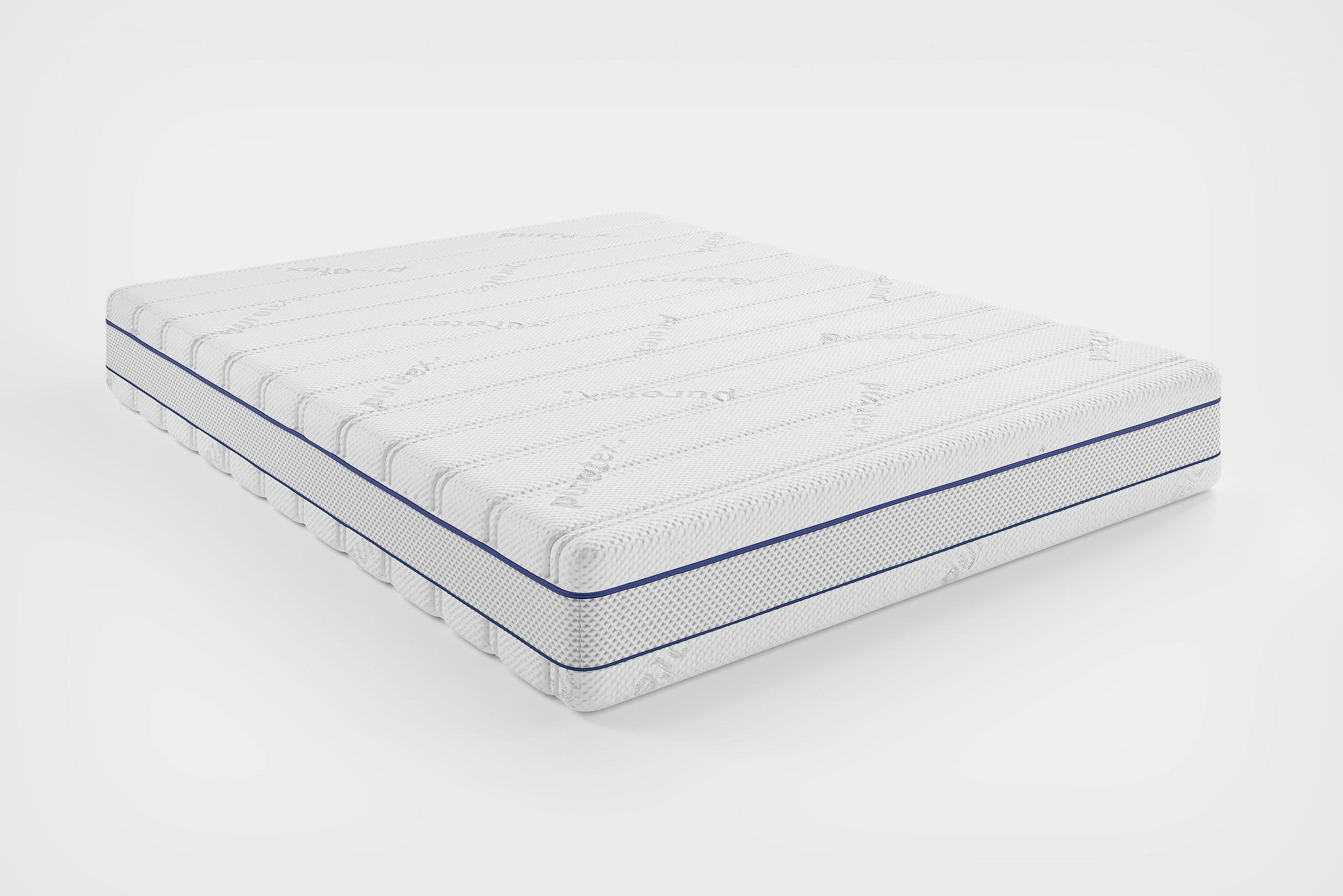 KALTSCHAUMMATRATZE Mood H3/H4 160/220 cm Höhe ca. 25 cm  - Weiss, Basics, Textil (160/220cm) - Livetastic
