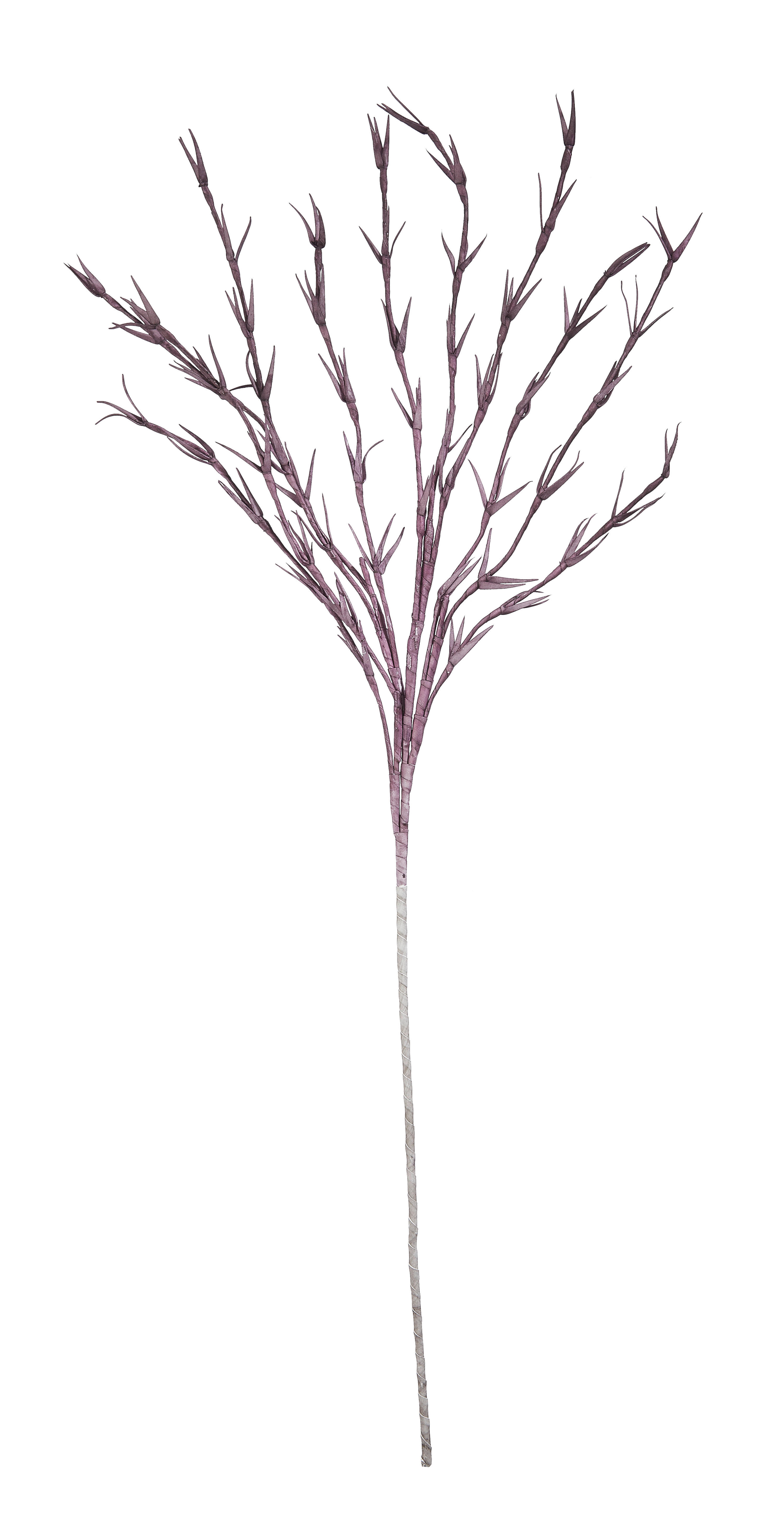 DEKORAČNÍ VĚTEV 115 cm - fialová