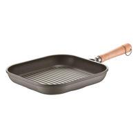 GRILLPFANNE BONANZA  - Grau, Basics, Holz/Metall (28/28cm) - Berndes