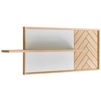 WANDBOARD  142/54/20,5 cm  - Weiss/Eiche Bianco, Design, Holz/Holzwerkstoff (142/54/20,5cm) - Novel