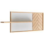 WANDBOARD  142/54/20,5 cm  - Eiche Bianco/Weiß, Design, Holz/Holzwerkstoff (142/54/20,5cm) - Novel