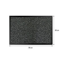 SZENNYFOGÓ SZŐNYEG - antracit, Basics, műanyag/textil (60/90cm)