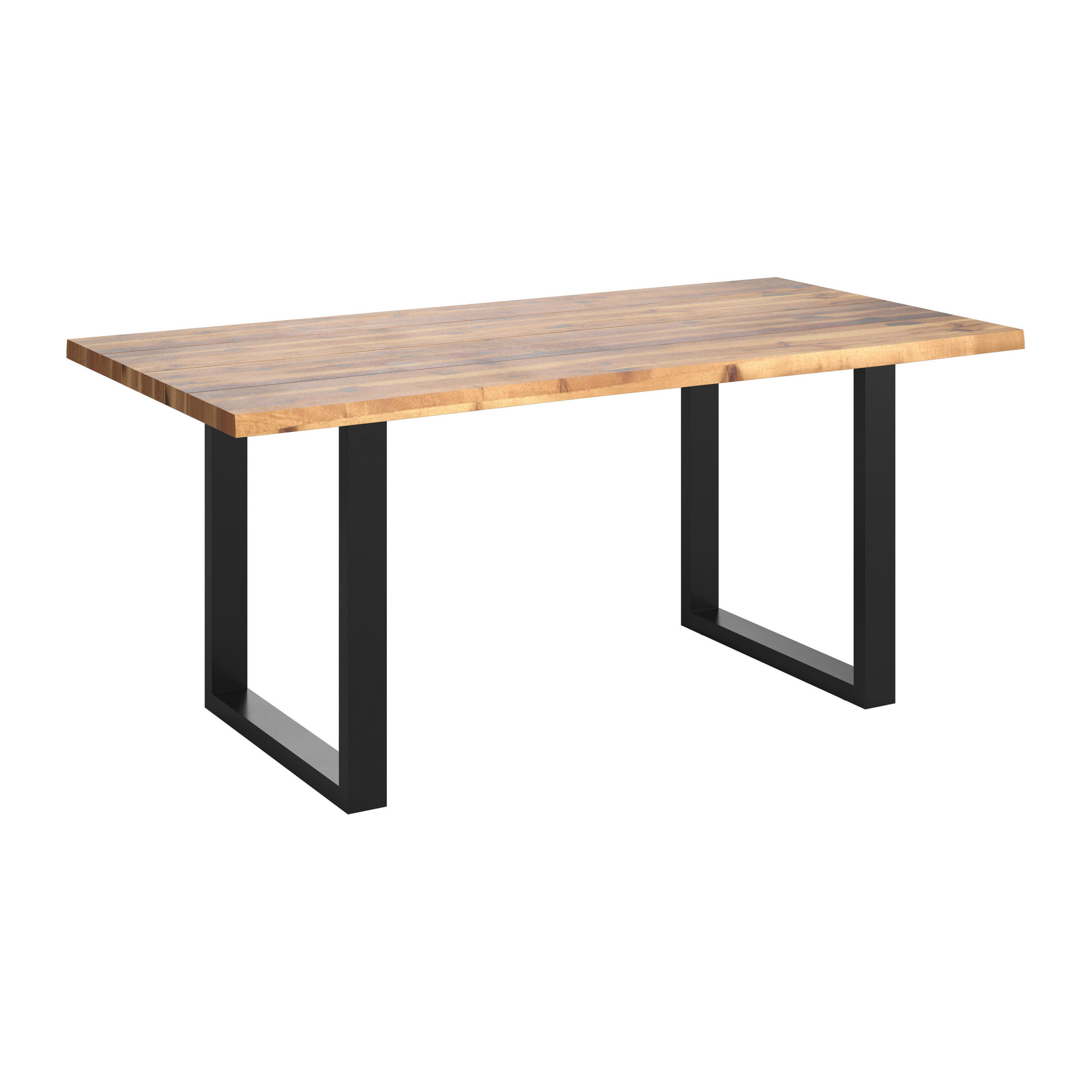 STOL VRTNI     crna, boje bagrema  drvo, metal  - boje bagrema/crna, Konvencionalno, drvo/metal (200/76/100cm) - Ambia Garden