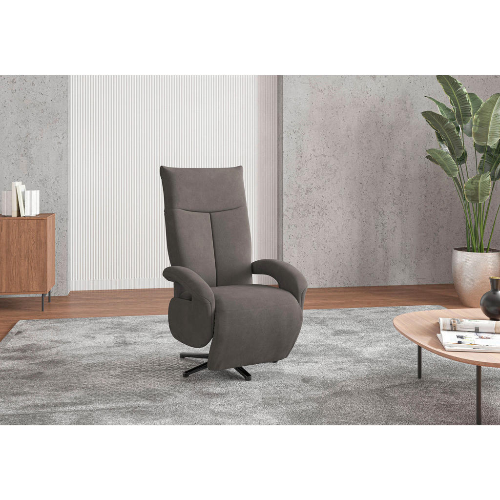 Sit & More RELAXAČNÉ KRESLO, textil, grafitová