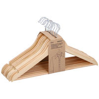 KLEIDERBÜGEL Holz  - Braun, Basics, Holz (44/23/1.2cm) - Alpina 6287