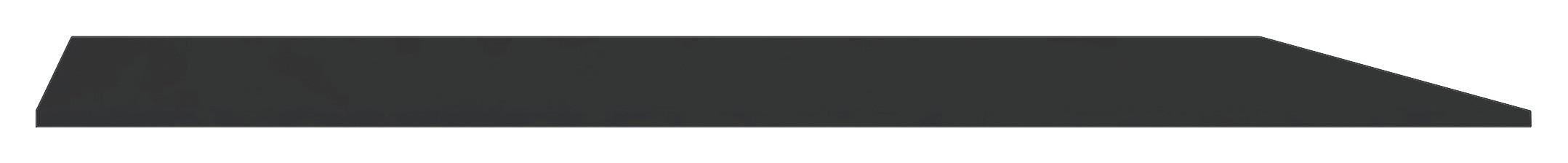 OBERPLATTE  in  - Anthrazit, KONVENTIONELL, Holzwerkstoff (137/1,6/42cm) - Hom`in