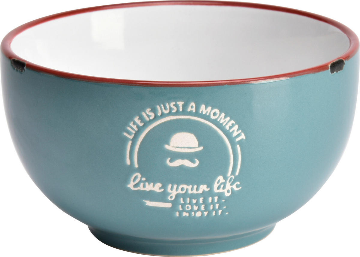 MISKA NA MÜSLI, keramika, 13,5 cm - bílá/hnědá, Lifestyle, keramika (13,5cm) - Landscape