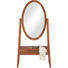 STANDSPIEGEL Sheesham Sheeshamfarben - Sheeshamfarben, Trend, Glas/Holz (76/160/38cm) - AMBIA HOME