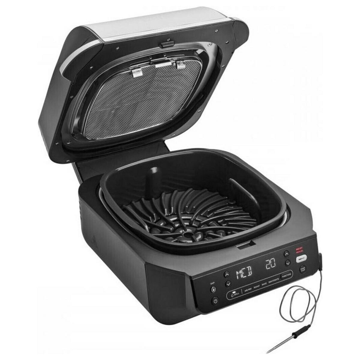 HEIßLUFTFRITTEUSE NINJA 5,7 L  - Grau Hochglanz/Anthrazit, Basics, Keramik (35,5/28/43cm)