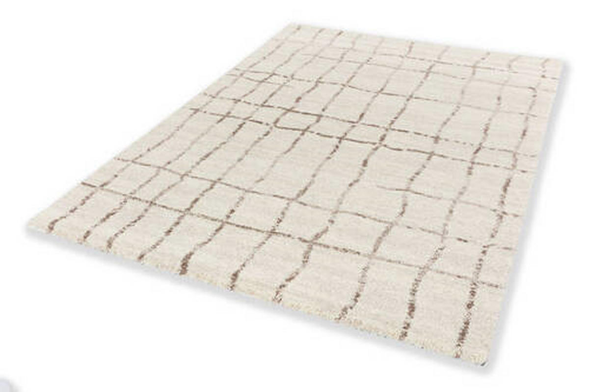 WEBTEPPICH 160/230 cm  - Beige/Creme, KONVENTIONELL, Textil (160/230cm) - Novel