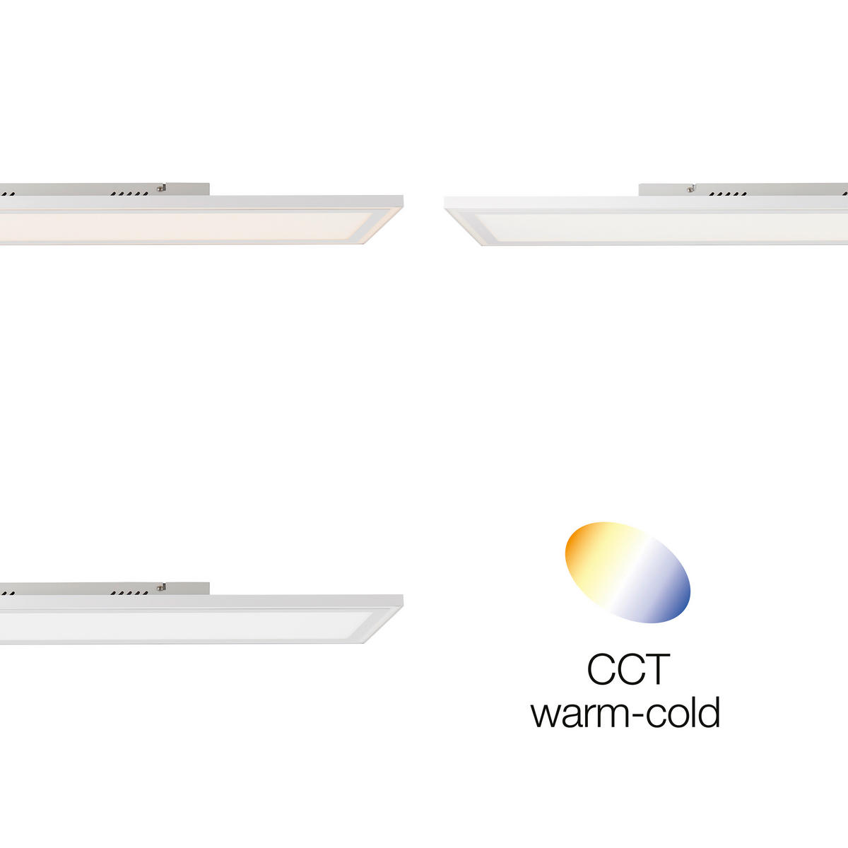 LED-PANEEL 100/5/25 cm   - Weiß, KONVENTIONELL, Kunststoff/Metall (100/5/25cm) - Brilliant