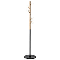 OBEŠALNIK ZA OBLAČILA - zlate barve/črna, Design, kamen/kovina (37/173/37cm) - MID.YOU