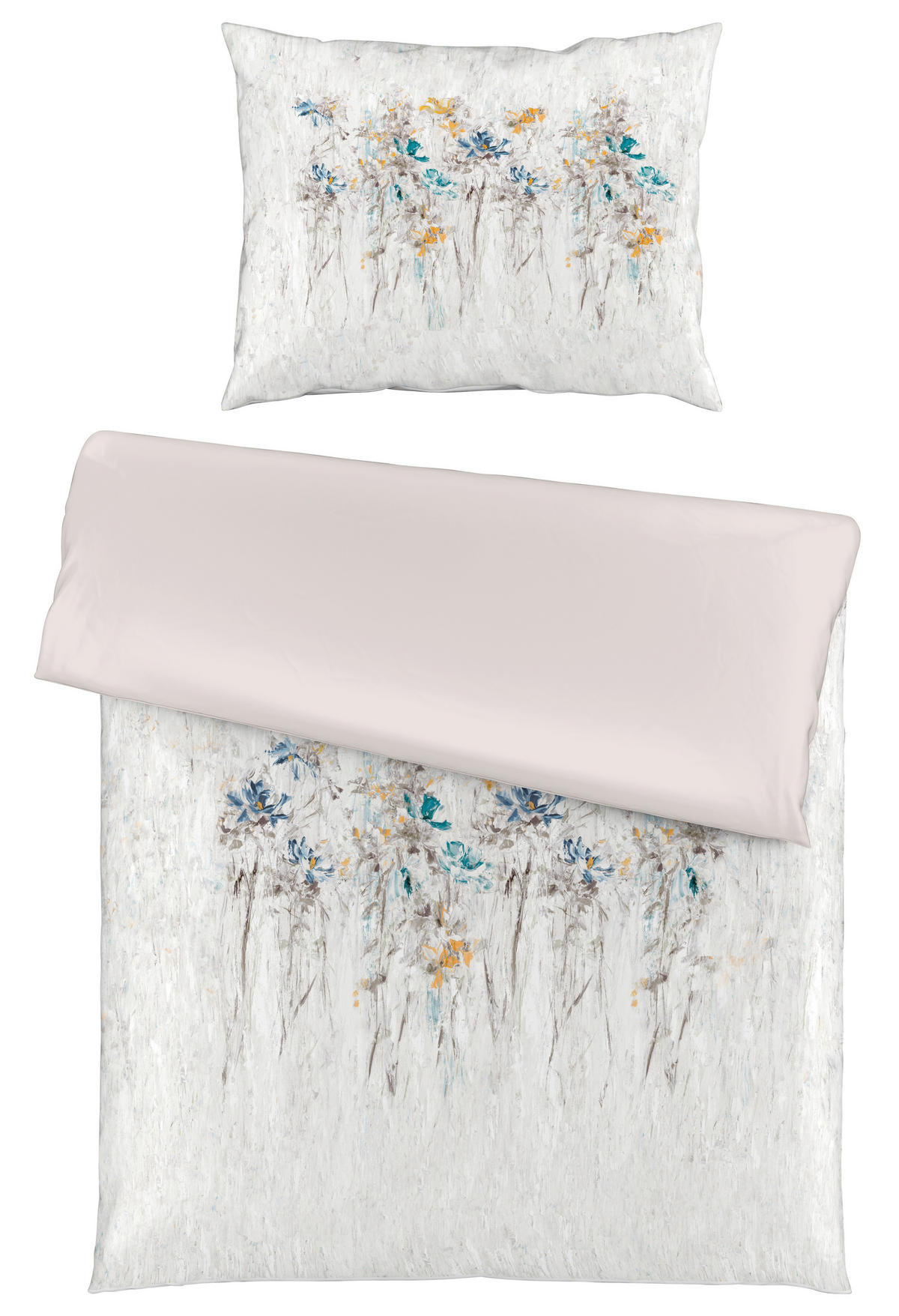 POSTELJNINA DEA 140/200 cm saten sivobež  - sivobež, Basics, tekstil (140/200cm) - Novel