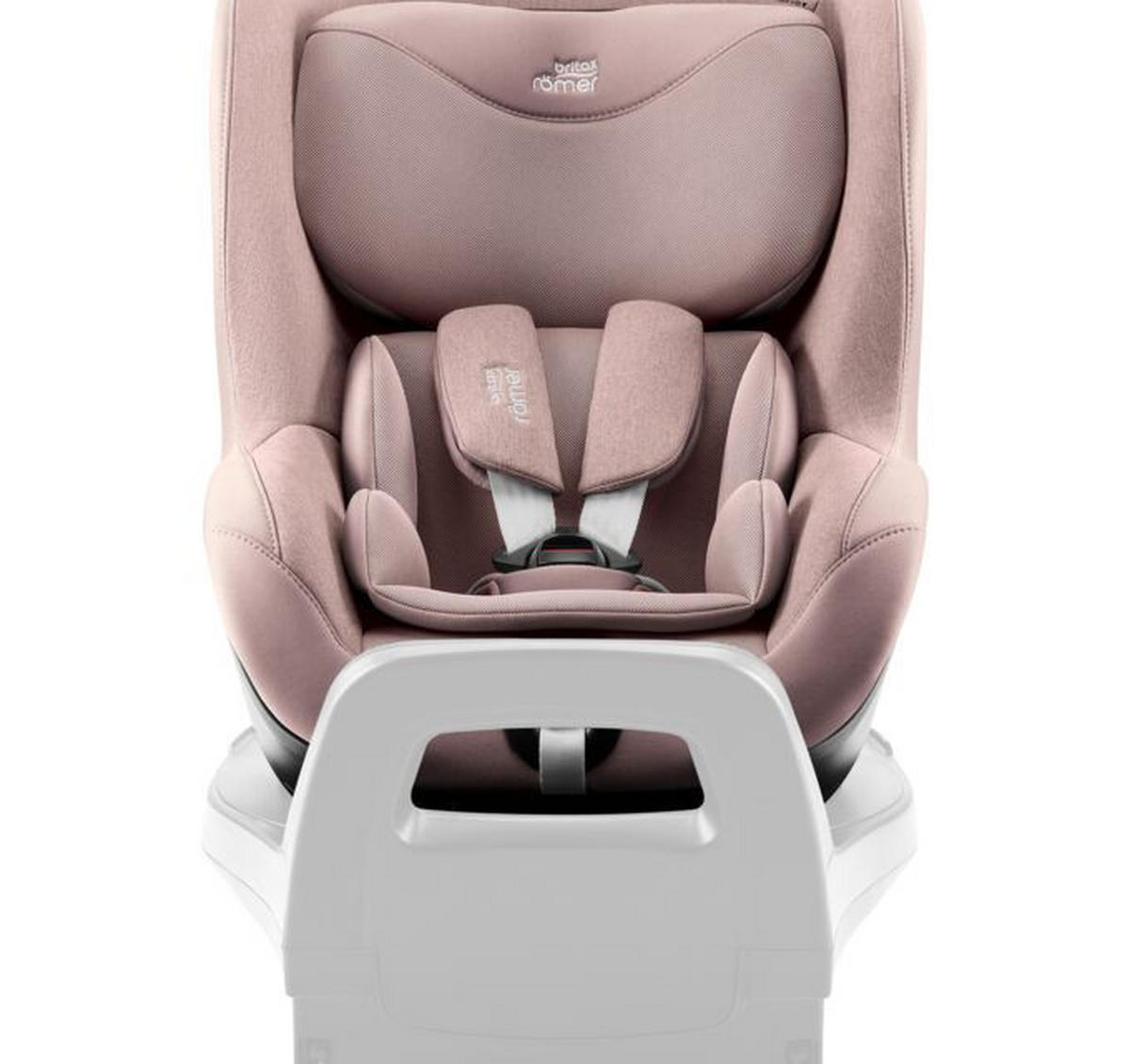 REBOARDER-KINDERSITZ Dualfix 5Z  - Mauve/Altrosa, Basics, Kunststoff/Textil (44/48/74cm) - Britax Römer