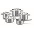 SADA HRNCŮ NA VAŘENÍ, 5dílné - barvy stříbra, Basics, kov (1cm) - Fissler SADA HRNCŮ NA VAŘENÍ, 5dílné - barvy stříbra, Basics, kov (1cm) - Fissler