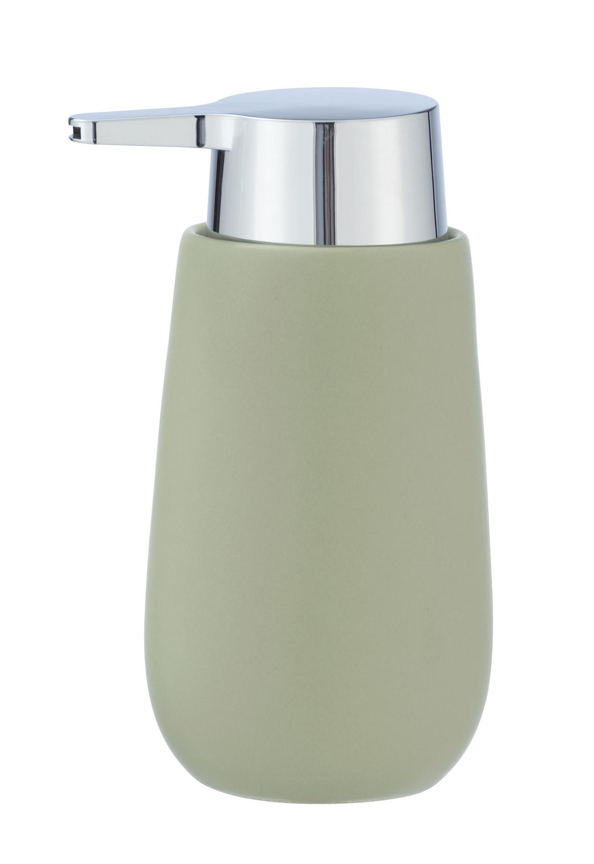 TVÅLPUMP keramik, plast  - ljusgrön/kromfärg, Basics, plast/keramik (7,5/16/8cm)