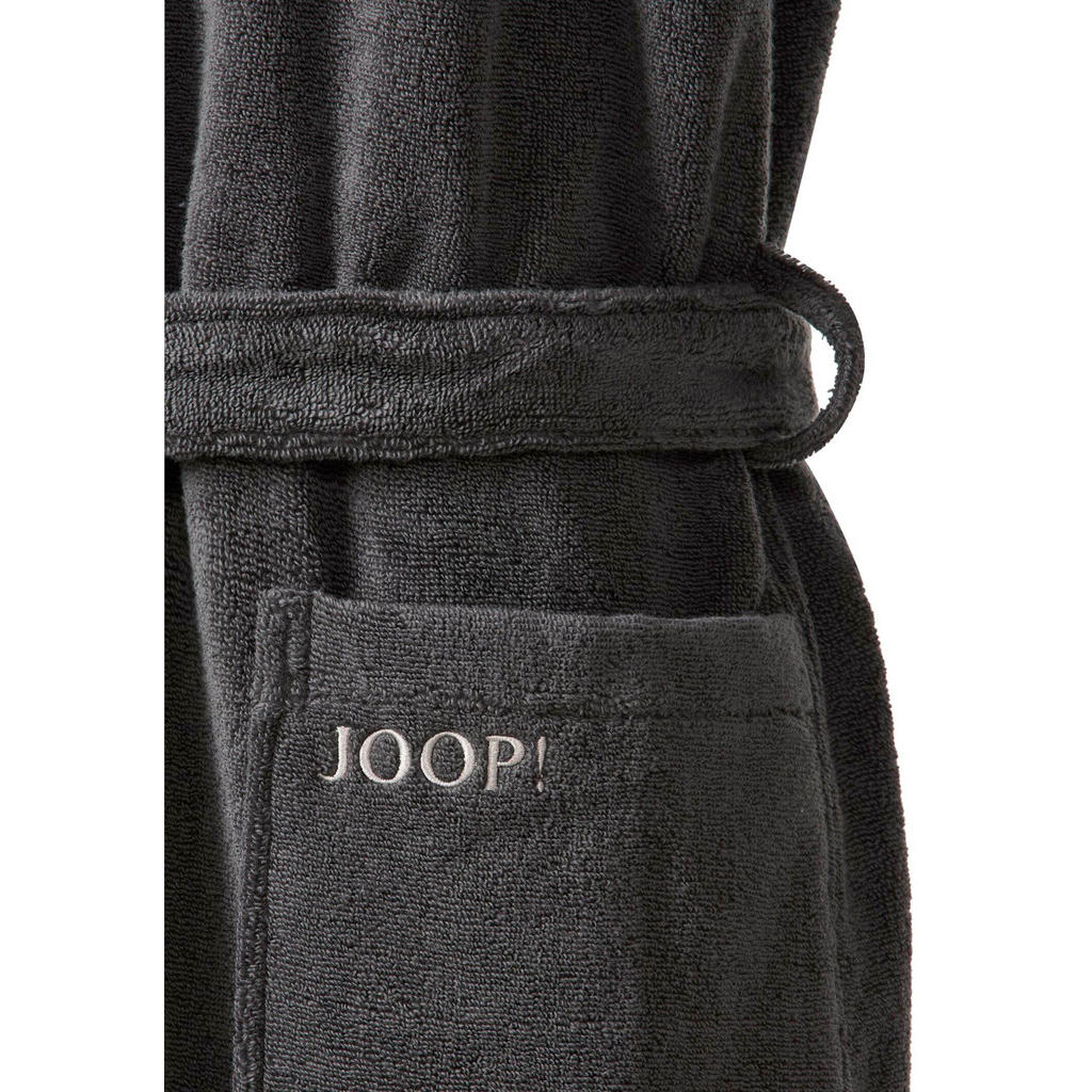 Thumbnail - Joop! Bademantel Bademantel Herren, Anthrazit, Grau, Textil, Uni, Gr. 54/56, Oeko-Tex® Standard 100, Taschen, besonders ...