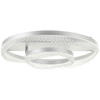 LED-DECKENLEUCHTE Aurora 61/13 cm   - Alufarben, Design, Kunststoff/Metall (61/13cm) - Brilliant