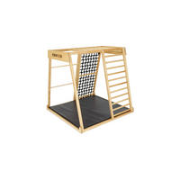 KLETTERGERÜST - Birkefarben/Schwarz, Basics, Holz (115/110/113cm)