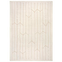 KOBEREC TKANÝ NA PLOCHO, 160/230 cm, krémová, medová - medová/krémová, Design, textil/plast (160/230cm) - Lindorug