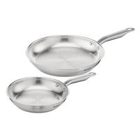 PFANNENSET VIRTUOSO Edelstahl 2-teilig  - Edelstahlfarben, Basics, Metall (49,5/32,5/9,0cm) - Tefal