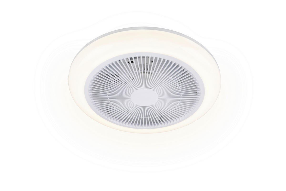 DECKENVENTILATOR - Weiß, Design, Kunststoff (0/14cm)