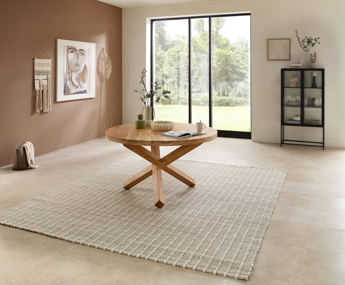 ESSTISCH in Holz 130/130/76 cm  - Akaziefarben, MODERN, Holz (130/130/76cm) - Livetastic