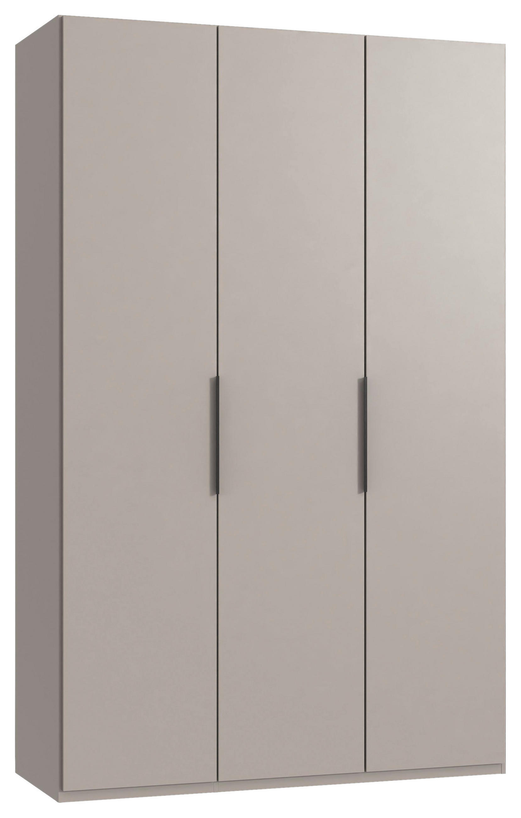 DREHTÜRENSCHRANK  in Sahara  - Schwarz/Sahara, MODERN, Holzwerkstoff/Metall (150/236/58cm) - Hom`in