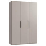 DREHTÜRENSCHRANK  in Sahara  - Schwarz/Sahara, MODERN, Holzwerkstoff/Metall (150/236/58cm) - Hom`in