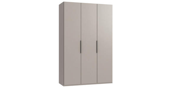 DREHTÜRENSCHRANK  in Sahara  - Schwarz/Sahara, MODERN, Holzwerkstoff/Metall (150/236/58cm) - Hom`in