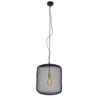 HÄNGELEUCHTE JODHPUR 39/175 cm   - Schwarz, Trend, Kunststoff/Metall (39/175cm) - Näve