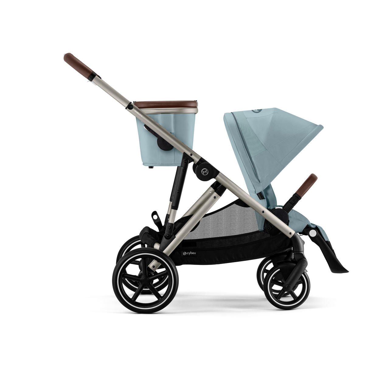 KINDERWAGEN Gazelle S  - Taupe/Pastellblau, Basics, Kunststoff/Textil (106/65/110cm) - Cybex